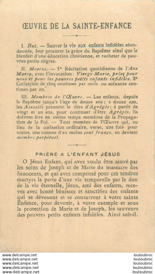IMAGE PIEUSE CANIVET EDIT TURGIS 1901  Ref28 - Devotion Images