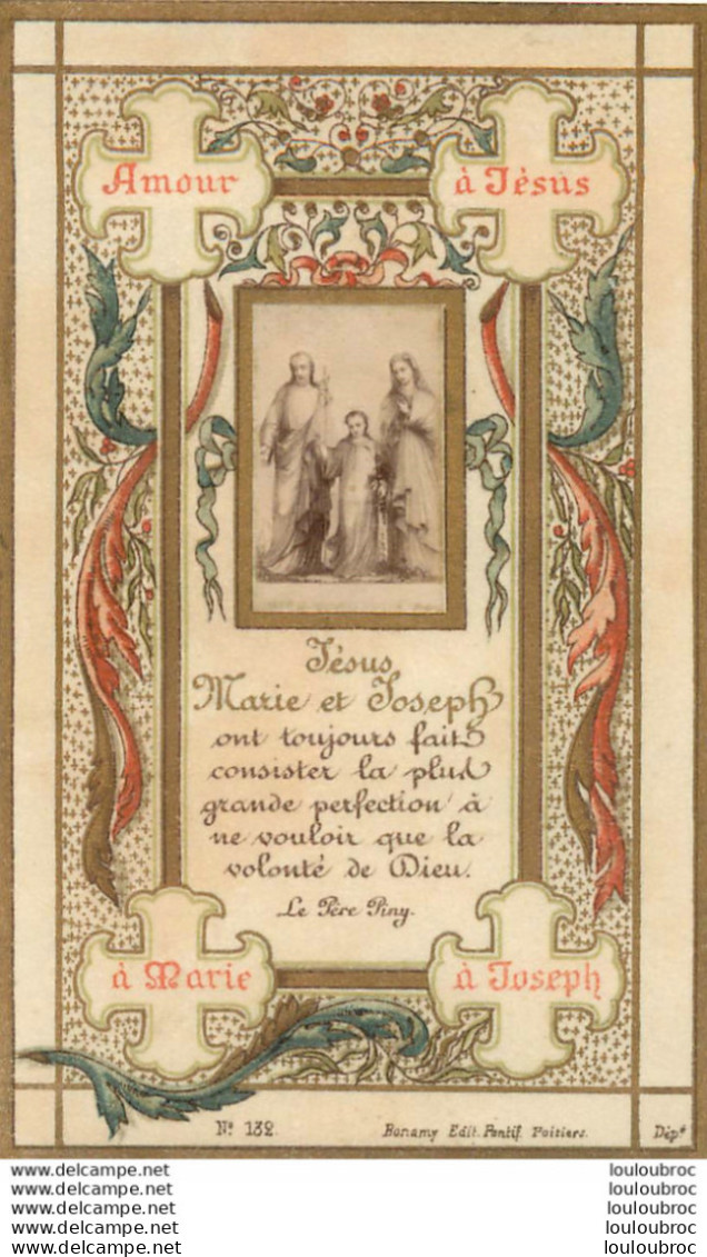 IMAGE PIEUSE CANIVET BONAMY AMOUR A JESUS V3 - Devotion Images