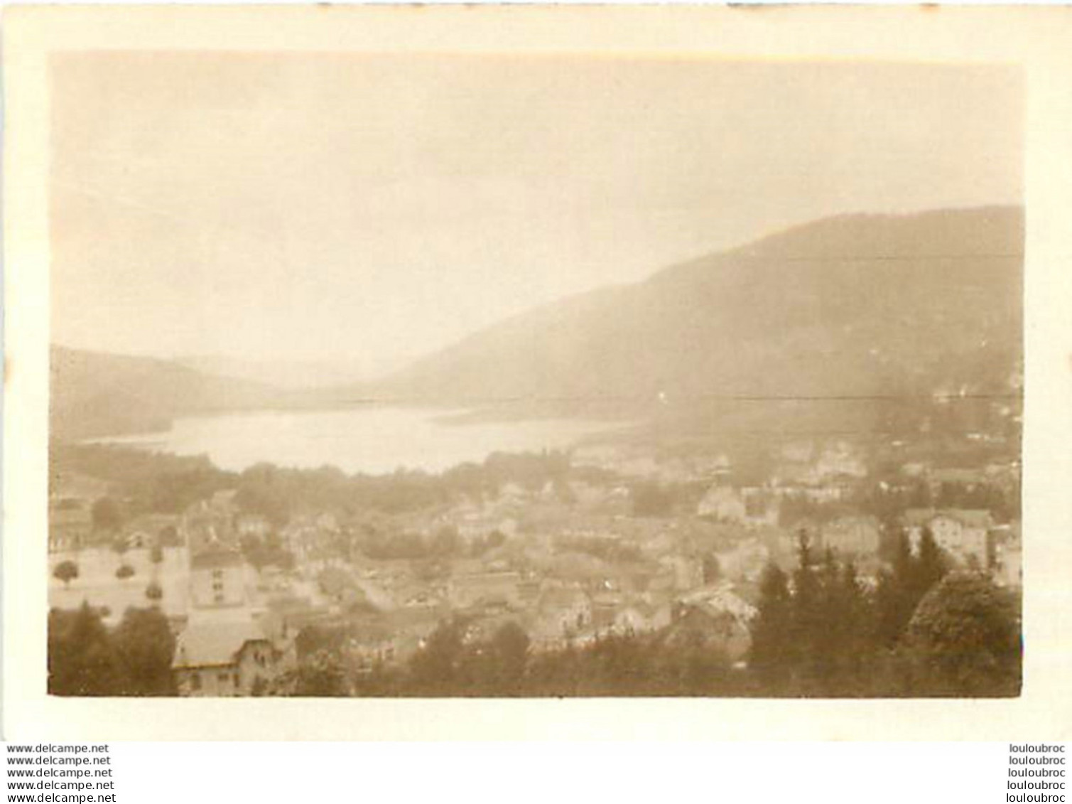 GERARDMER LA VILLE ET LE LAC 08/1917  WW1 PHOTO ORIGINALE 6.50X4.5CM Ref6 - Guerre, Militaire