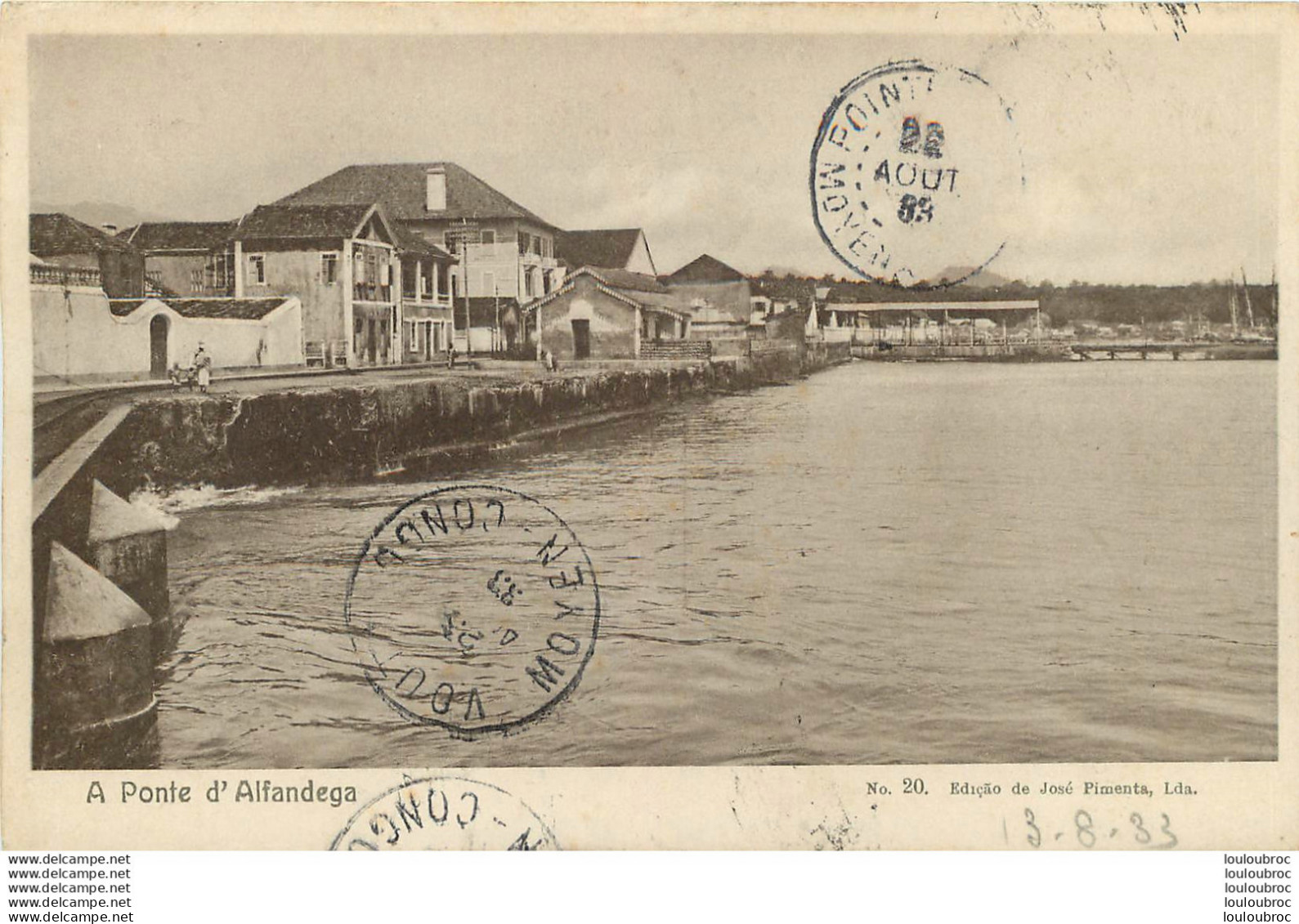 A PONTE D'ALFANDEGA 1933 - Sao Tome And Principe