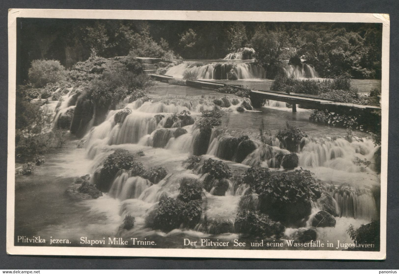 Croatia National Park Plitvice Lakes Plitvička Jezera, Year 1931 - Croatia