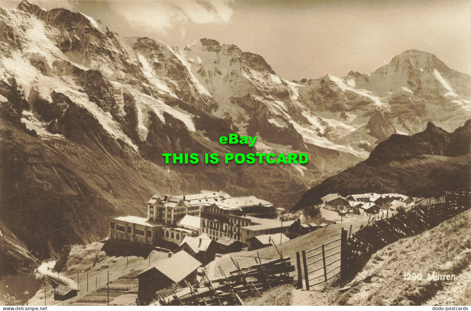 R598230 Murren. Schild Bichsel. Postcard - World