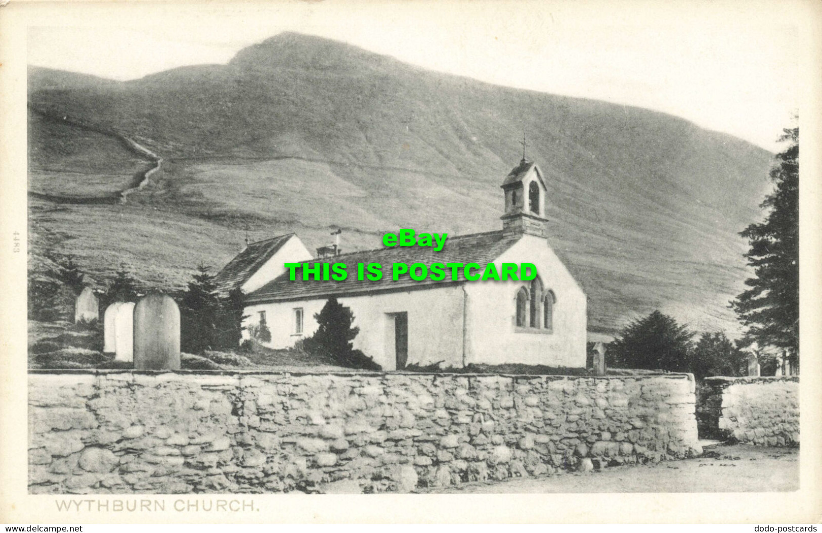 R594928 Wythburn Church. Pictorial Stationery. Peacock. Platino Photo - World
