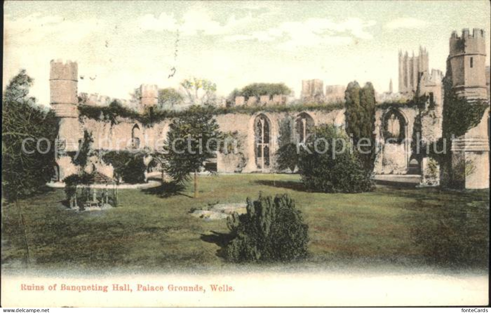 11774701 Wells Mendip Ruins Of Banqueting Hall Palace Grounds Mendip - Sonstige & Ohne Zuordnung