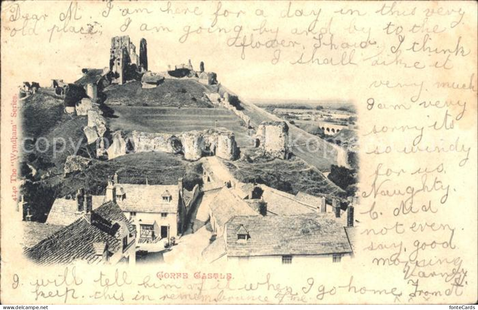 11774696 Corfe Dorset Castle Ruines Purbeck - Sonstige & Ohne Zuordnung