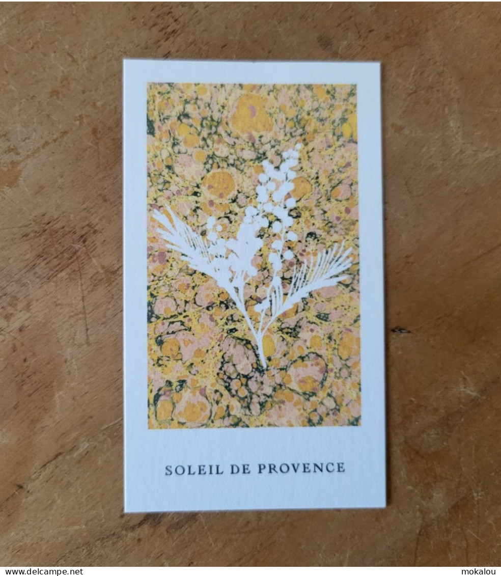 Carte L'Artisan Parfumeur Soleil De Provence - Profumeria Moderna (a Partire Dal 1961)