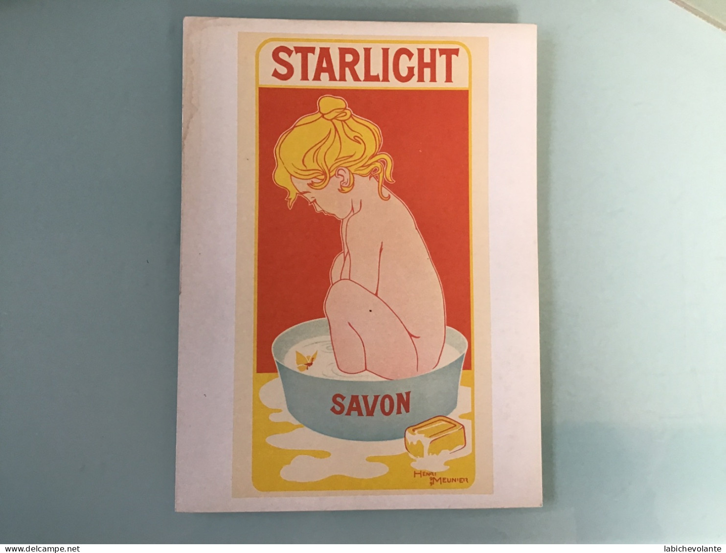 Publicité STARLIGHT Savon. Illustrateur Henri MEUNIER - Autres & Non Classés