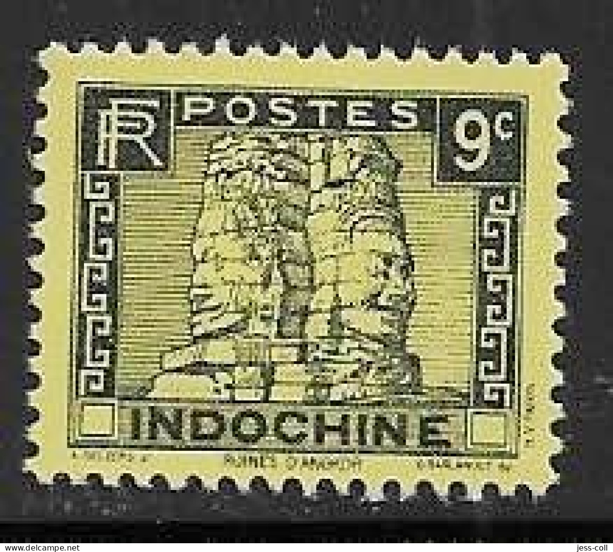 Yvert 215 9 C Noir Sur Jaune - ** - Unused Stamps