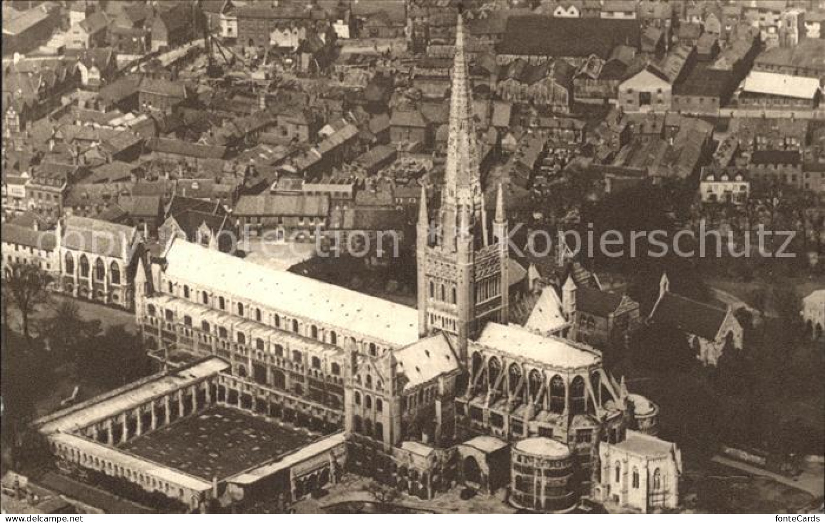 11774654 Norwich UK Cathedral Aerial View Norwich - Otros & Sin Clasificación