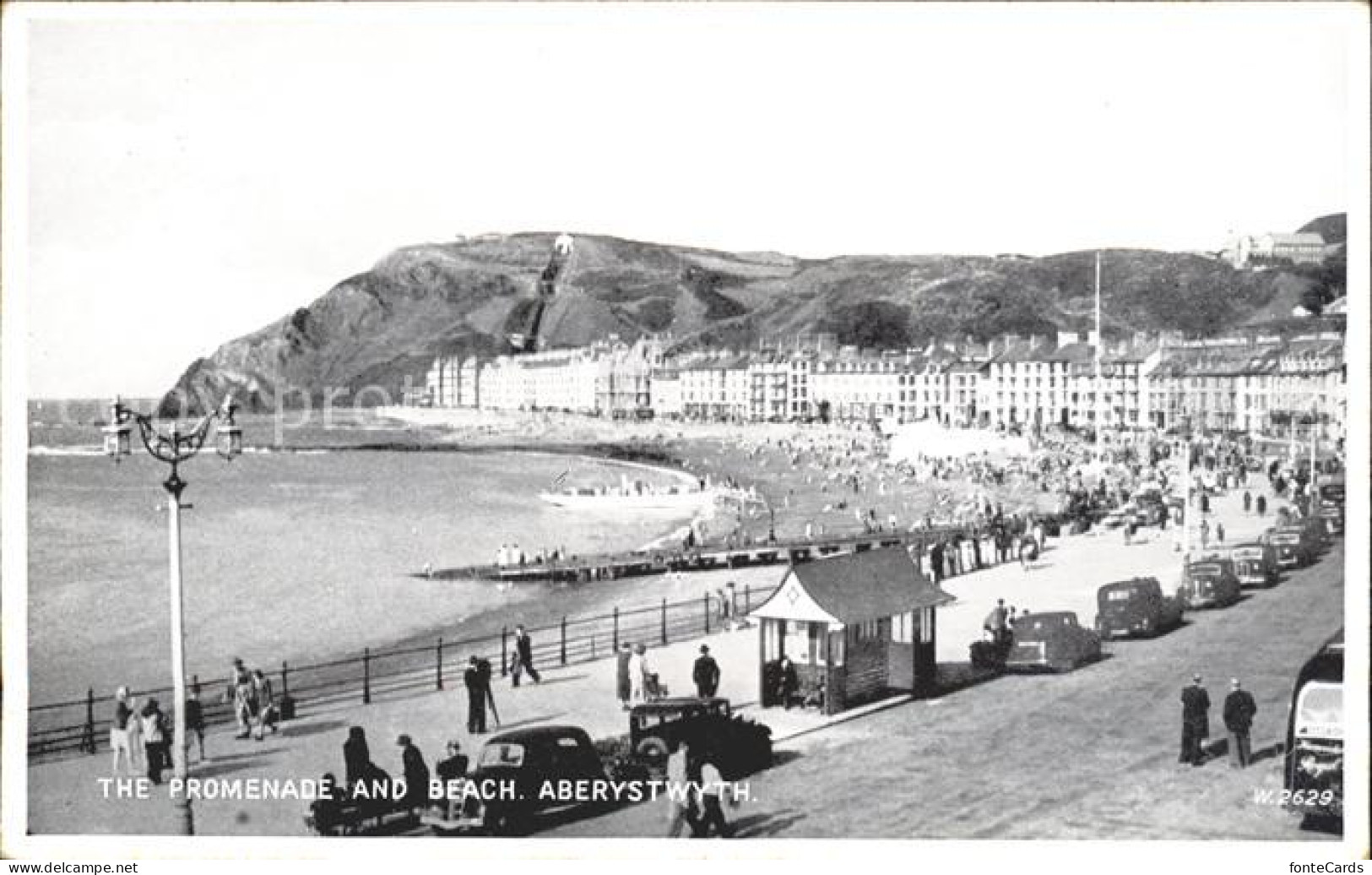 11774653 Aberystwyth Promenade And Beach Valentine's Post Card Ceredigion - Other & Unclassified
