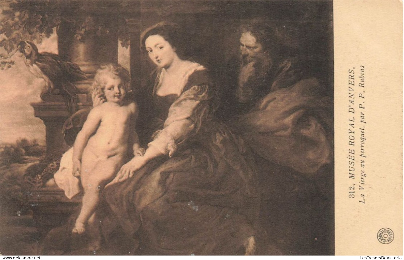 BELGIQUE - Anvers - Musée Royal D'Anvers - La Vierge Au Perroquet Par P.P Rubens - Carte Postale Ancienne - Antwerpen