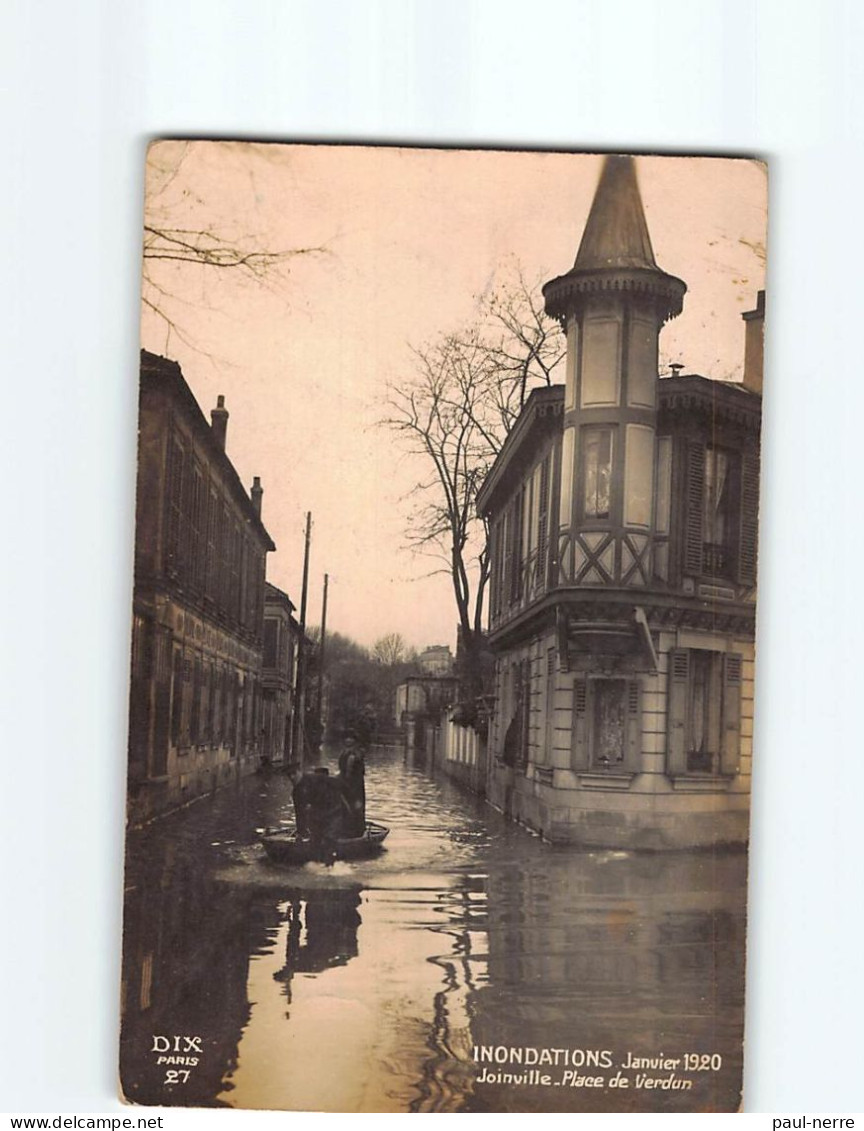 JOINVILLE : Inondations Janvier 1920, Place De Verdun -état - Joinville Le Pont
