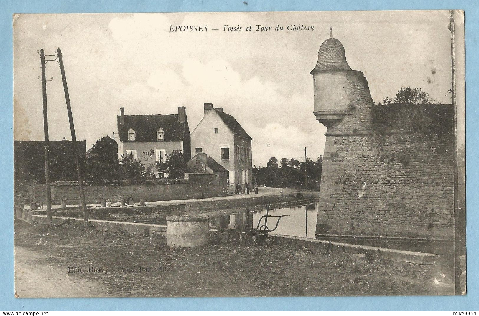 1267  CPA  EPOISSES  (Côte D'Or)  Fossés Et  Tour Du Château    +++++++ - Sonstige & Ohne Zuordnung