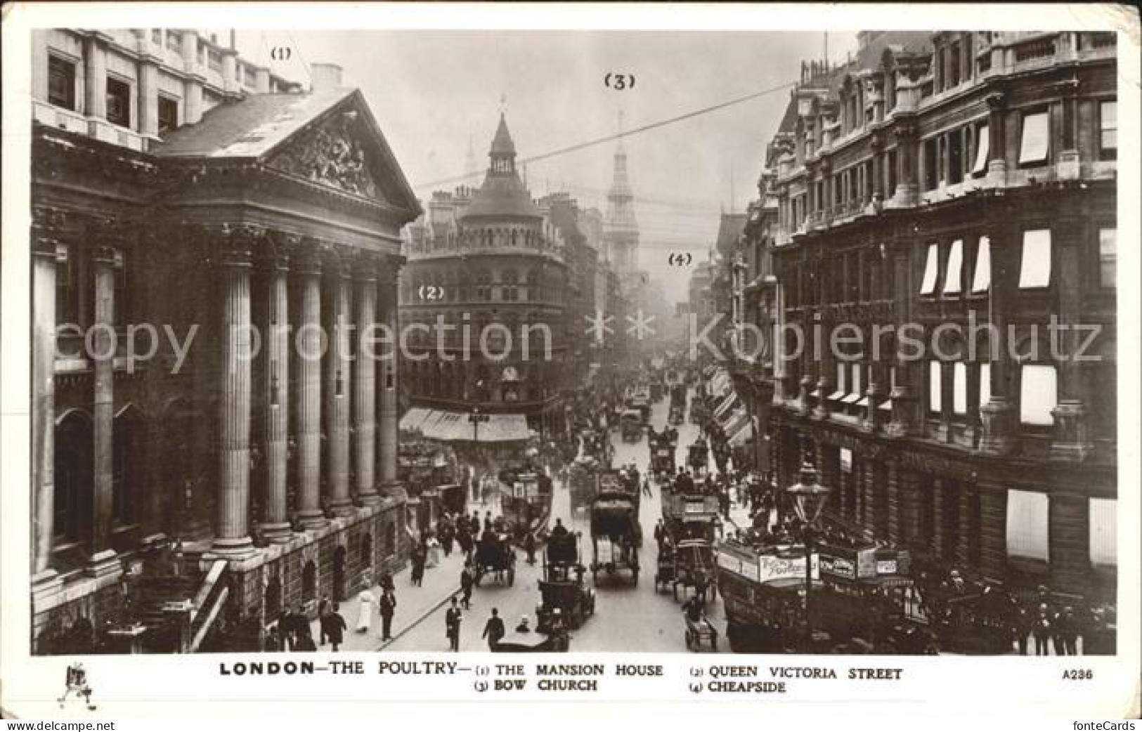 11774608 London The Poultry Mansion House Queen Victoria Street Bow Church Cheap - Other & Unclassified