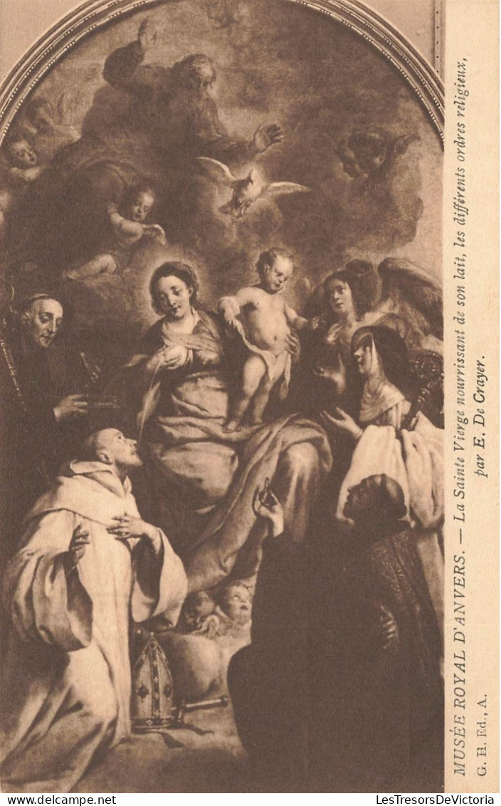 BELGIQUE - Anvers - La Sainte Vierge Nourrissant De Son Lait Les Différents Ordres Religieux - Carte Postale Ancienne - Antwerpen
