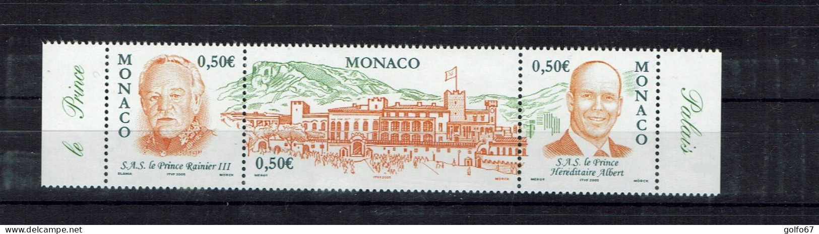 MONACO 2004 Y&T N° 2467 à 2469 Le Triptyque NEUF** - Unused Stamps