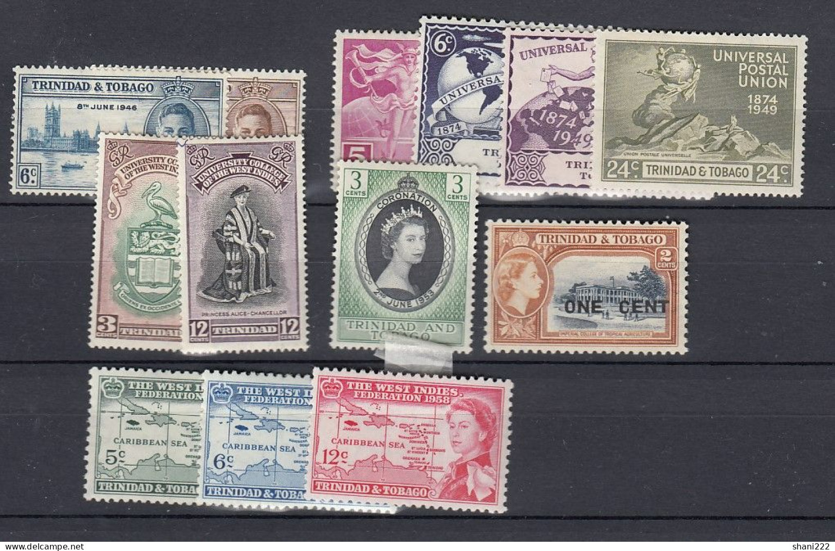 Trinidad & Tobago 1948 < UPU Etc , Various (77-159) - Trinidad & Tobago (...-1961)