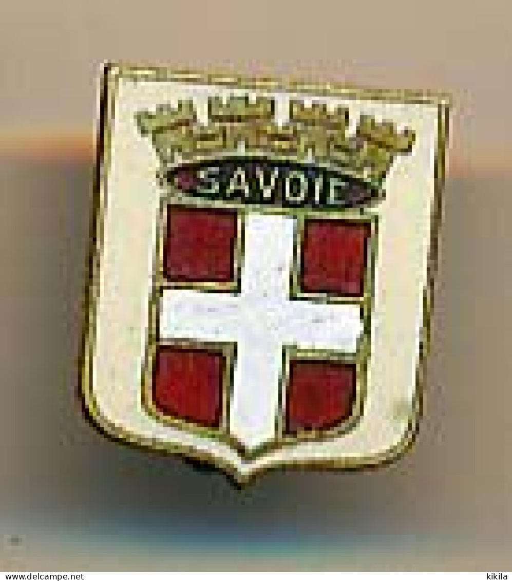 Broche Métallique 15 X 20mm Croix De Savoie  Héraldique - Brochen