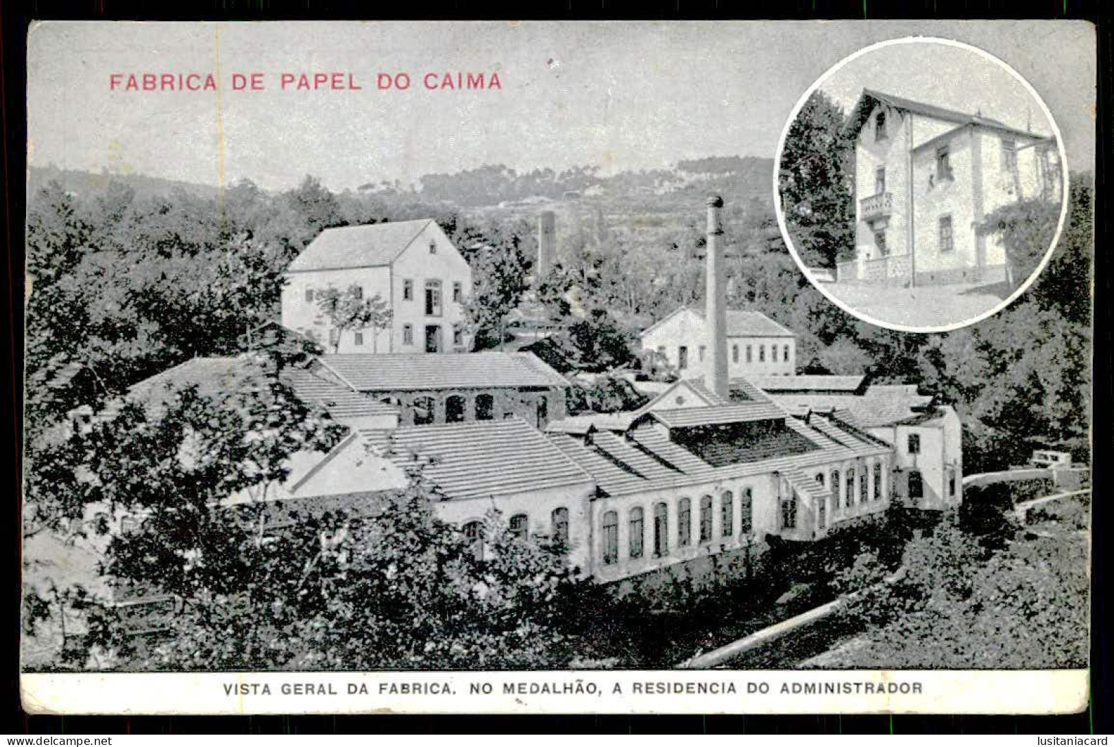 OLIVEIRA DE AZEMEIS - FABRICAS - Vista Geral Da Fabrica Do Medalhão, A... (Ed. Off.de"O Commercio Do Porto)carte Postale - Aveiro