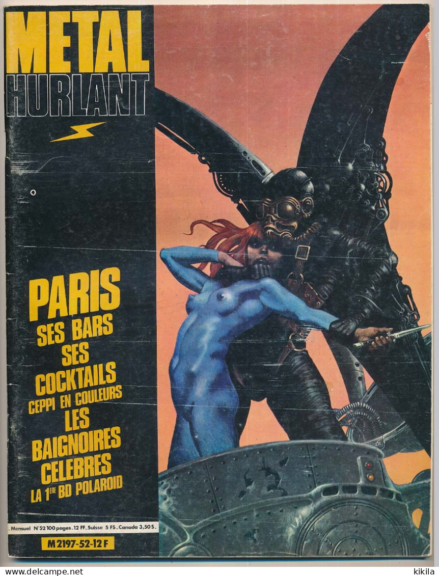 METAL HURLANT N°52 Juin 1980 Pratt, Montellier , Margerin, Clerc, Challand, Druillet, Everybody ... - Métal Hurlant
