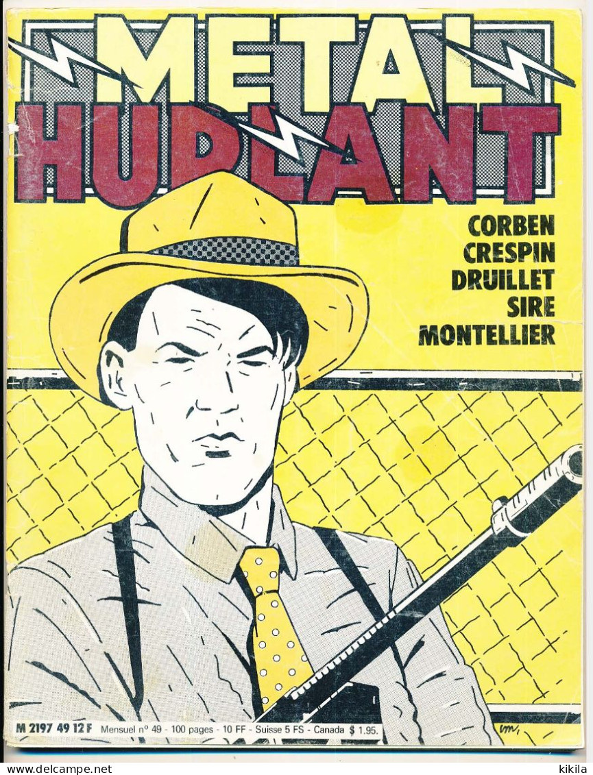 METAL HURLANT N°49 Mars 1980 Corben, Crespin, Druillet, Sire, Montellier, Pichard, Jano, Goetzinger, ... - Métal Hurlant