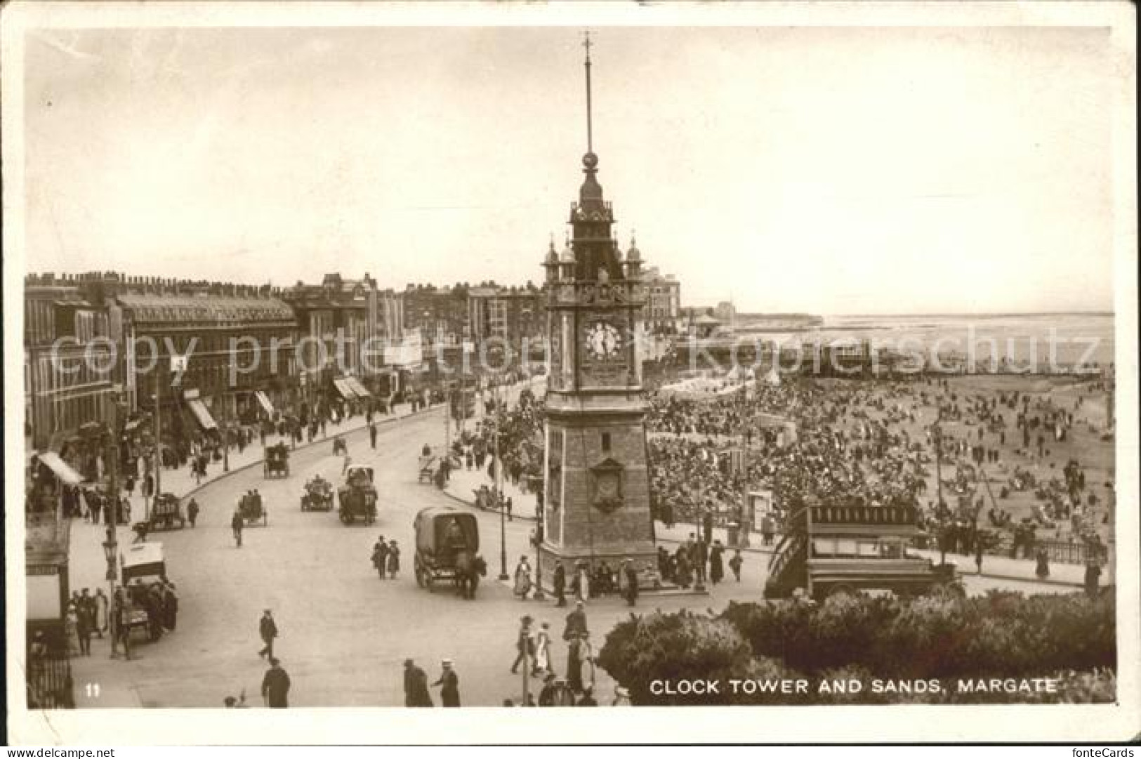 11774525 Margate UK Clock Tower And Sands Thanet - Andere & Zonder Classificatie