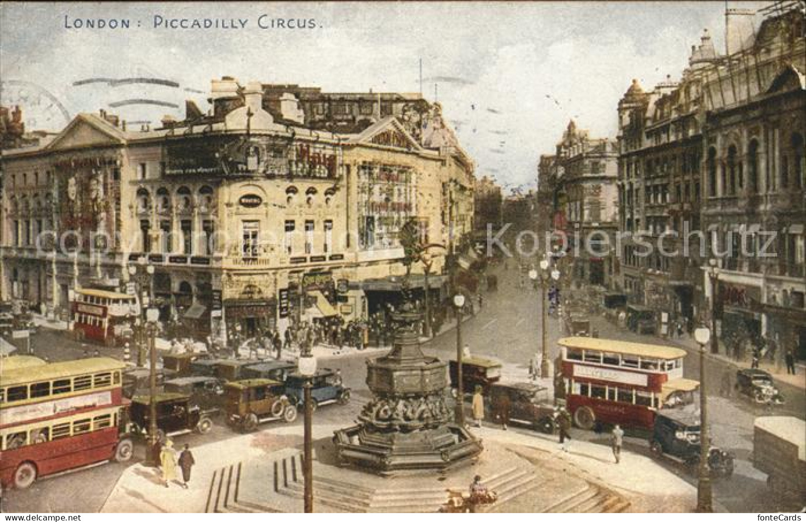 11774524 London Piccadilly Circus Monument Doppeldeckerbus - Altri & Non Classificati