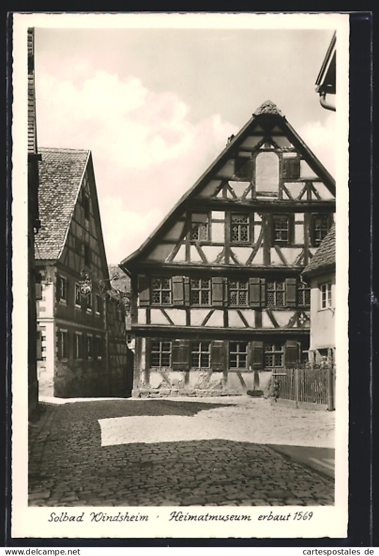 AK Bad Windsheim, Heimatmuseum, Erbaut 1569  - Bad Windsheim