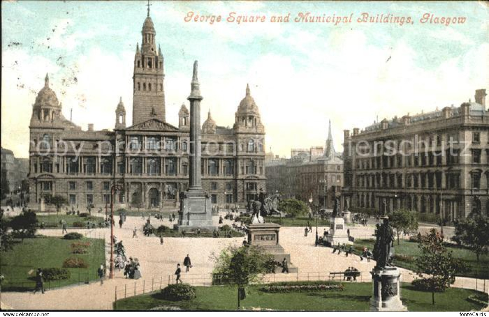 11774475 Glasgow George Square And Municipal Buildings Monument Glasgow - Andere & Zonder Classificatie