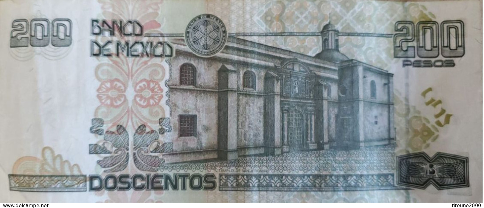 MEXICO 200 PESOS 18 October 2000 Serie CT SUP (Superbe) - Mexique