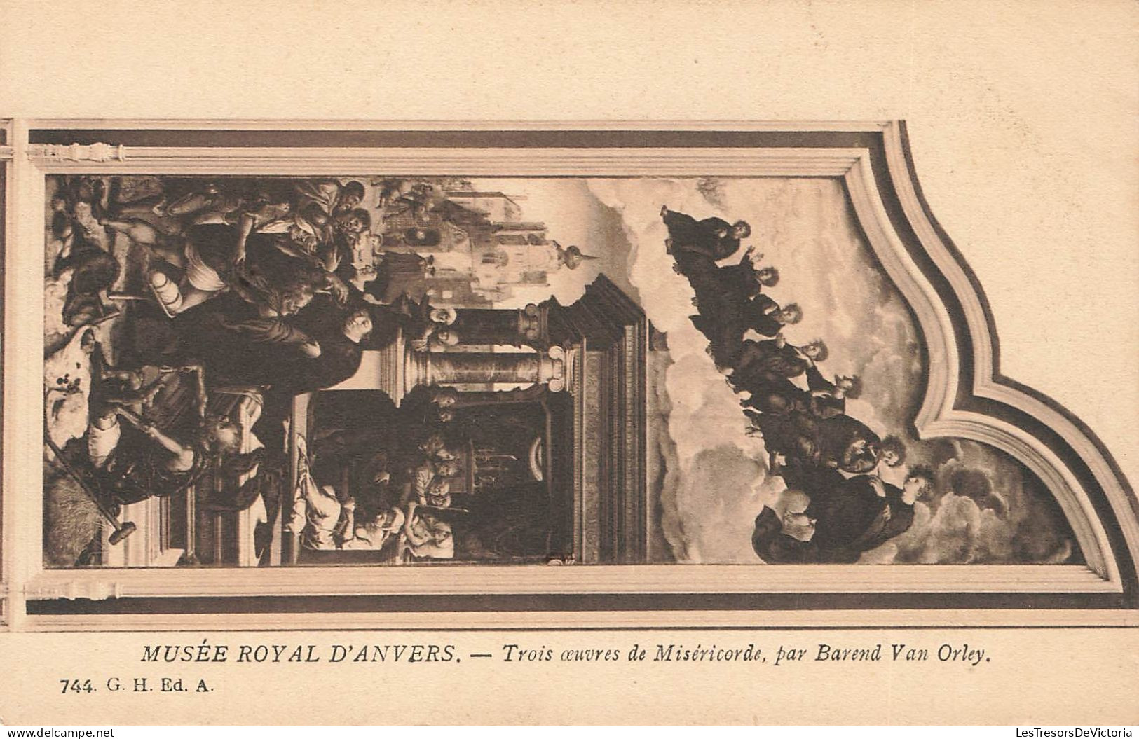 BELGIQUE - Anvers - Musée Royal D'Anvers - Trois œuvres De Miséricorde Par Barend Van Orley - Carte Postale Ancienne - Antwerpen