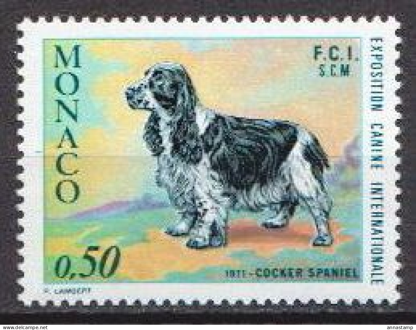 Monaco MNH Stamp - Cani