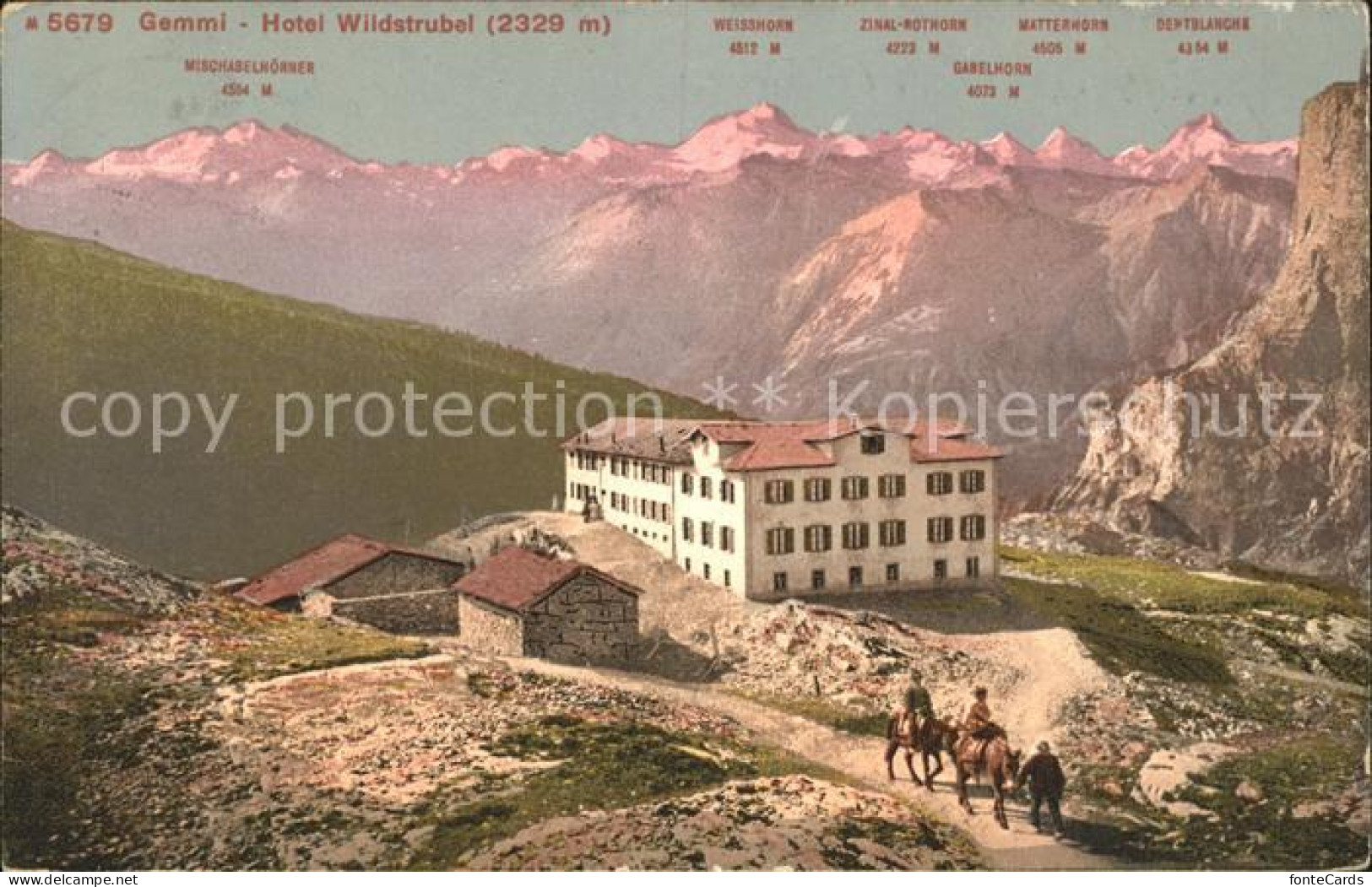 11774273 Gemmipass Wallis Hotel Wildstrubel Mit Alpenpanorama Gemmipass  Wallis - Other & Unclassified