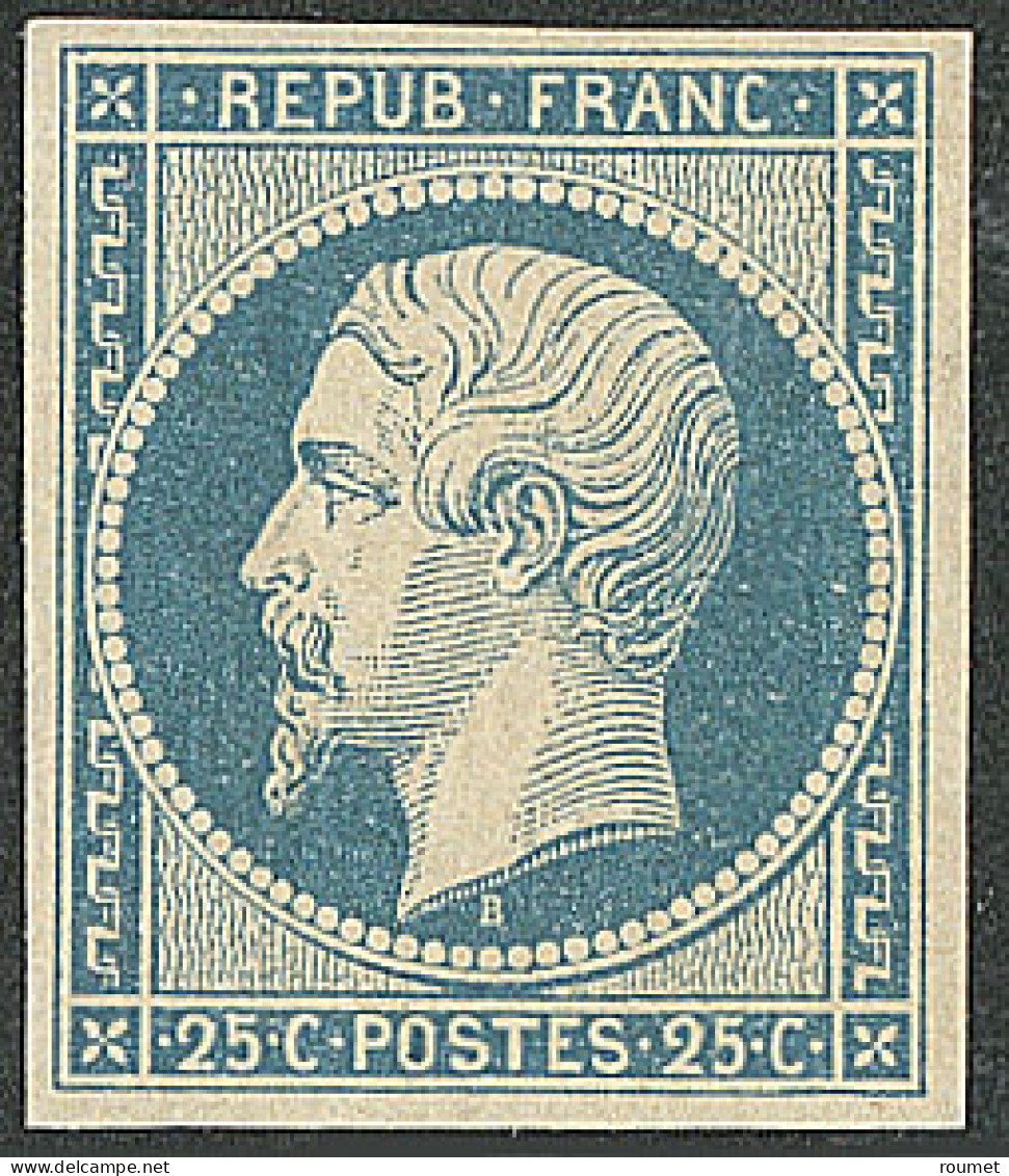 ** No 10, Bleu, Superbe. - RR - 1852 Louis-Napoléon