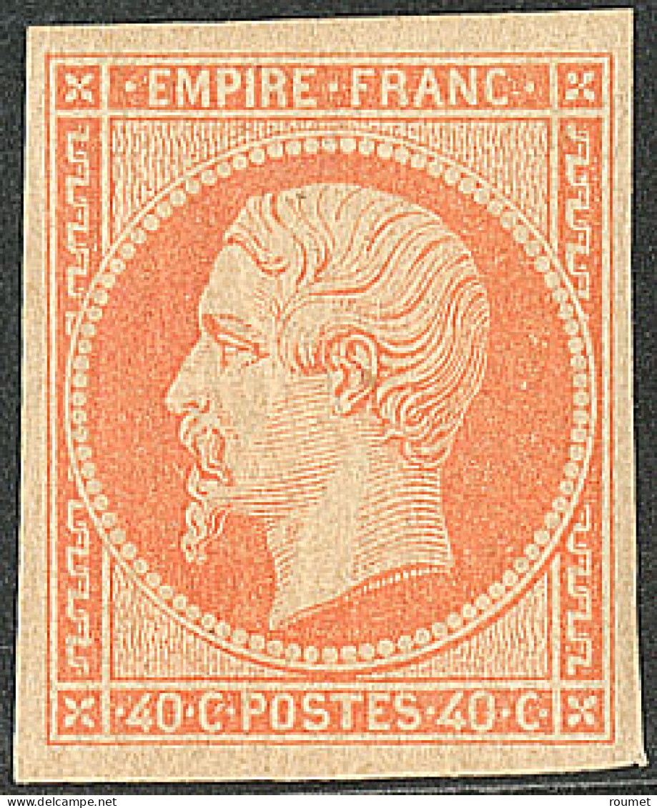 * No 16, Orange, Quasiment **, Très Frais. - TB. - R - 1853-1860 Napoléon III
