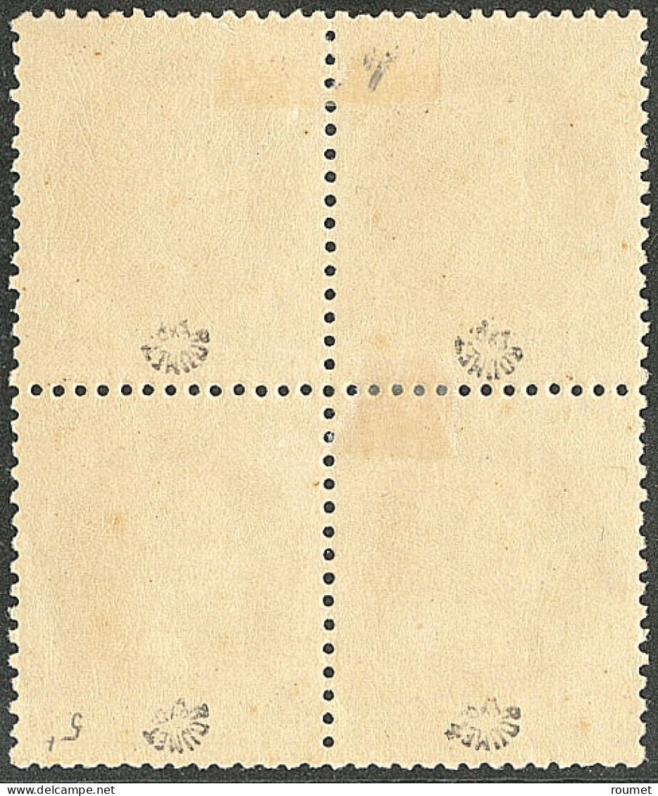 * No 27B, Gris Type II, Bloc De Quatre, Très Frais. - TB - 1863-1870 Napoleon III With Laurels