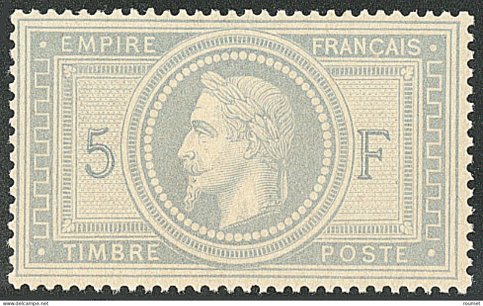 **  Burelage Doublé. No 33f, Superbe. - RR - 1863-1870 Napoléon III. Laure