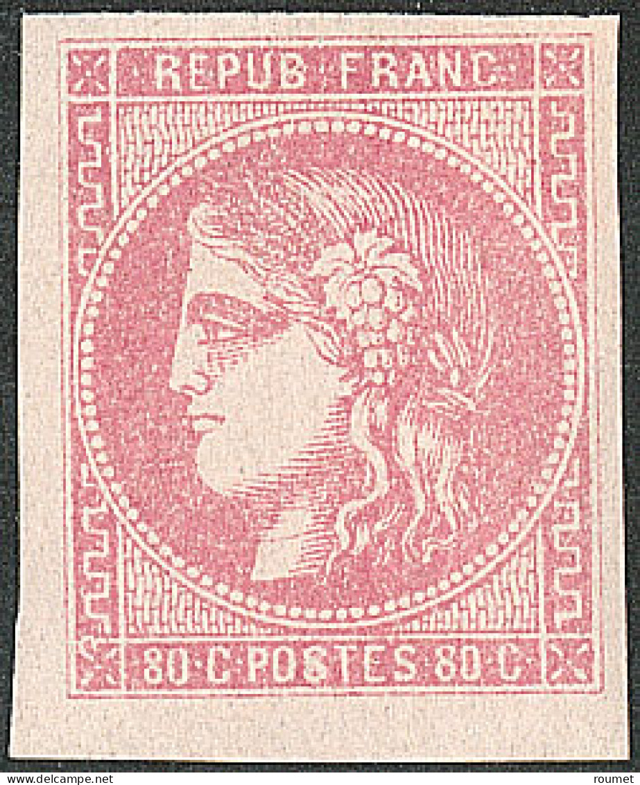 * No 49a, Rose Clair, Petit Bdf, Très Frais. - TB - 1870 Emisión De Bordeaux