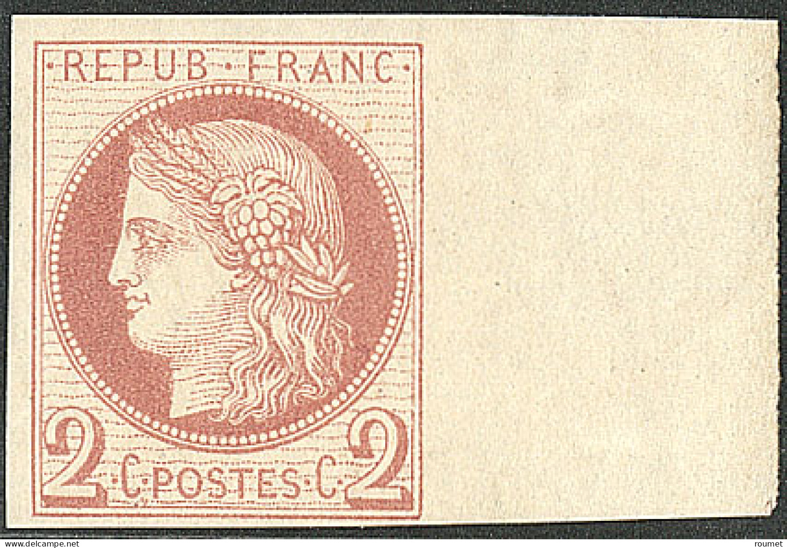 **  Non Dentelés. No 51c, Bdf. - TB - 1871-1875 Ceres