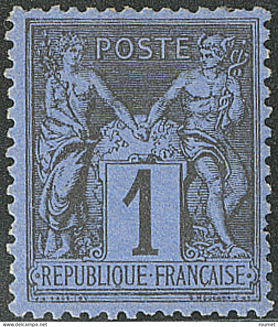 * Cobalt. No 83c, Une Dent Courte Mais Très Frais Et Superbe D'aspect. - R - 1876-1878 Sage (Type I)