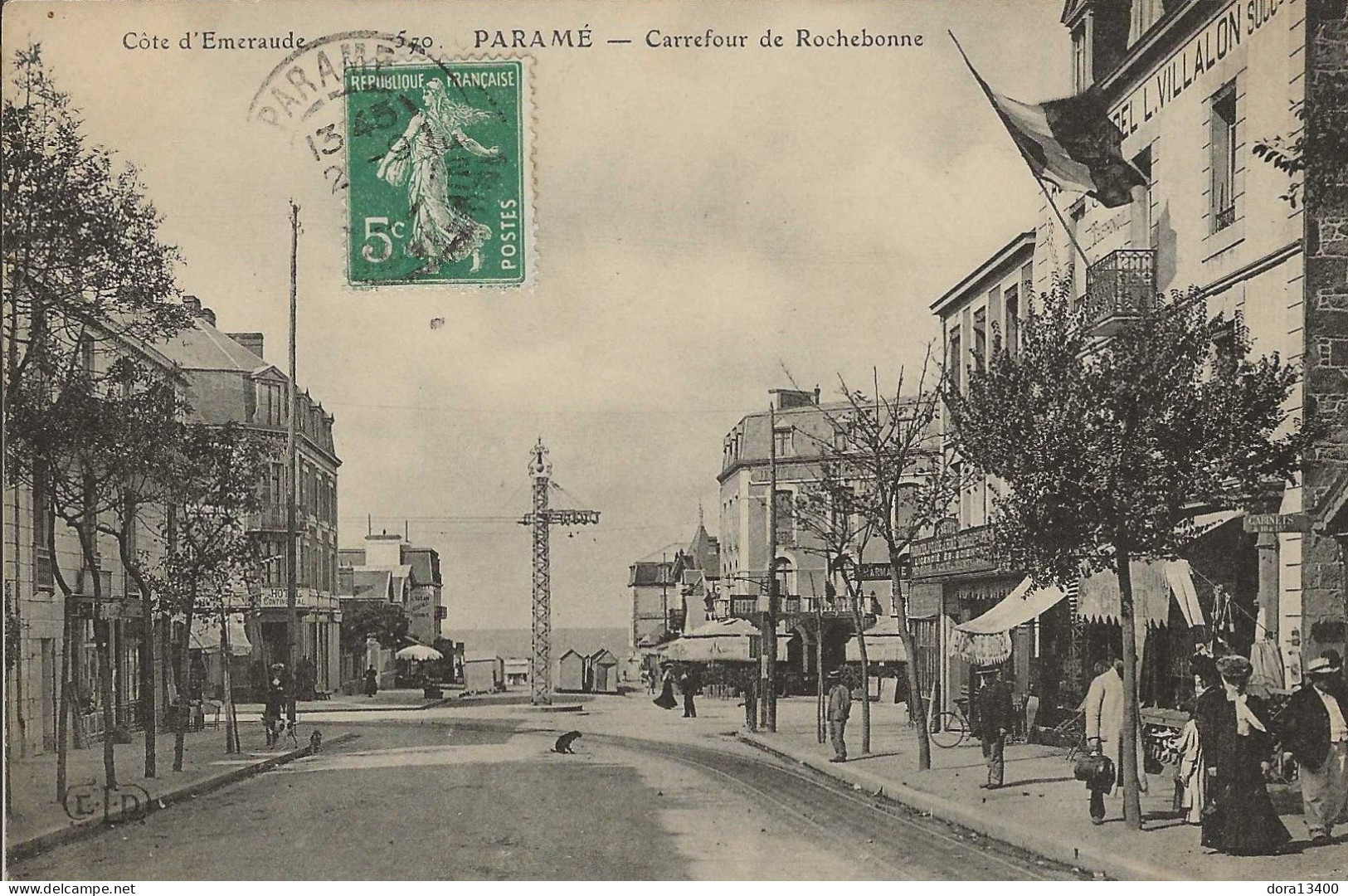 CPA35- PARAME- Carrefour De Rochebonne - Parame