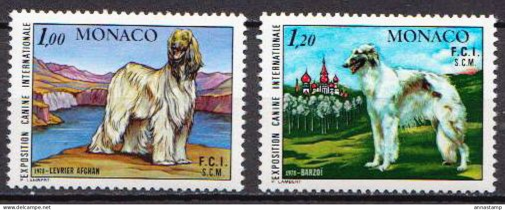 Monaco MNH Stamps - Hunde
