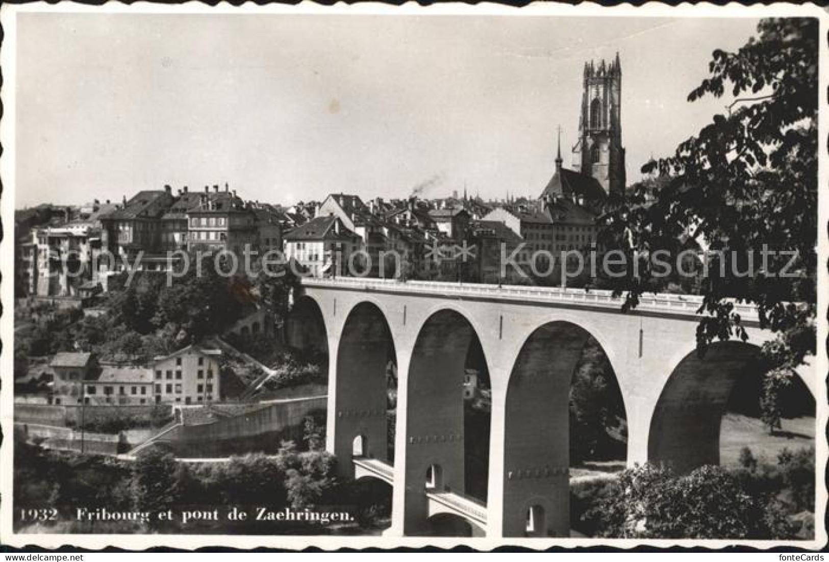 11774110 Fribourg FR Pont De Zaehringen Fribourg - Sonstige & Ohne Zuordnung
