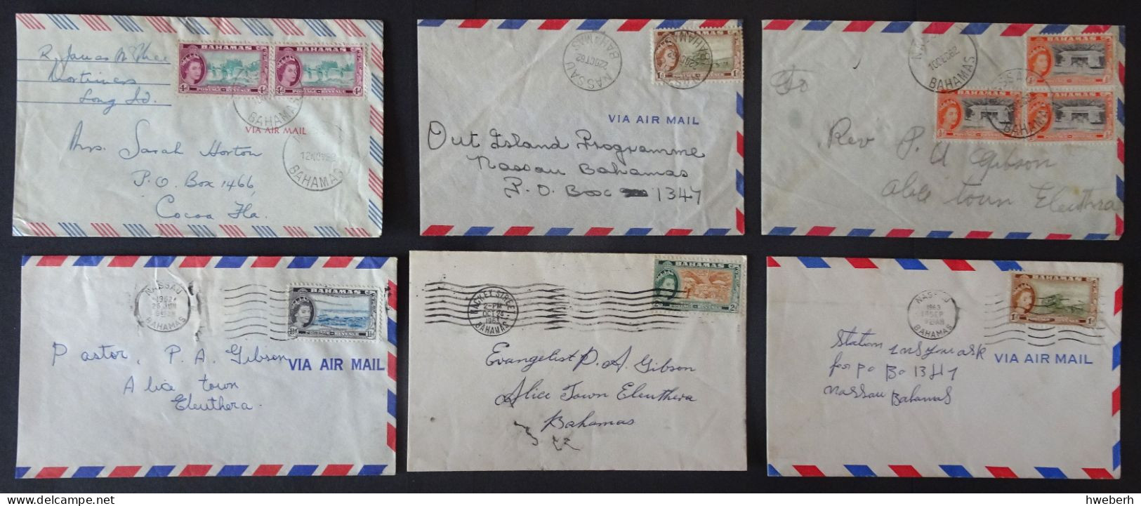 1962/94 Lot De 14 Lettres (voir Détail) - Bahamas (1973-...)
