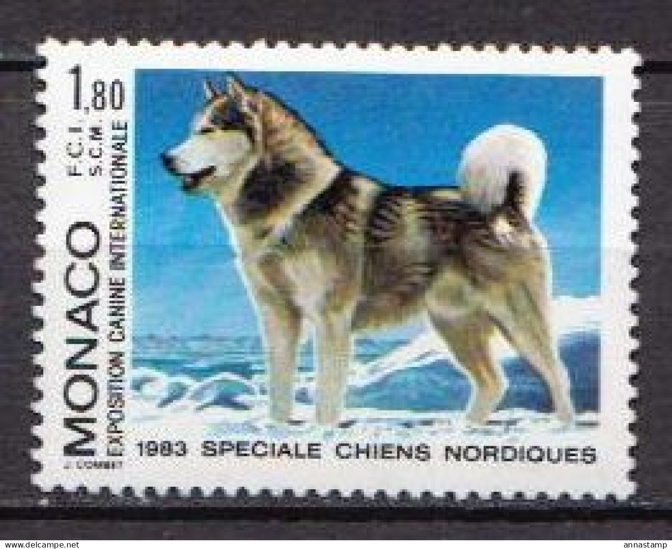 Monaco MNH Stamp - Honden