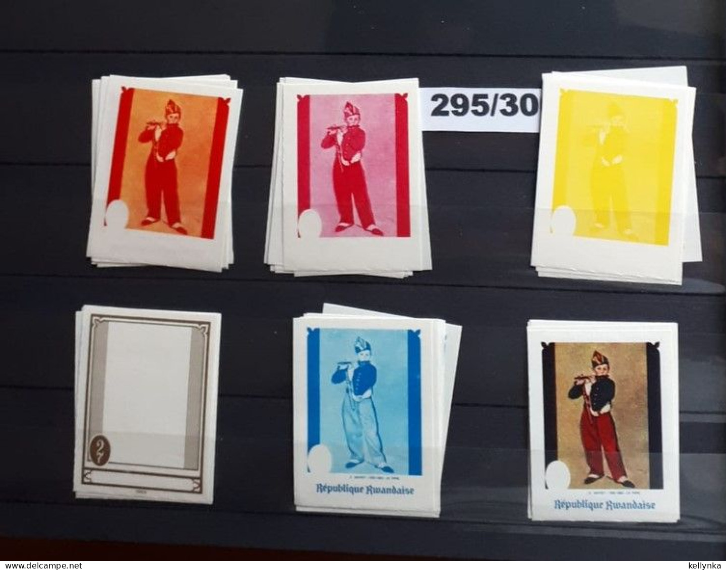 Rwanda - 295/300 - Essais De Couleurs - Peinture & Musique - 1969 - MNH - Unused Stamps