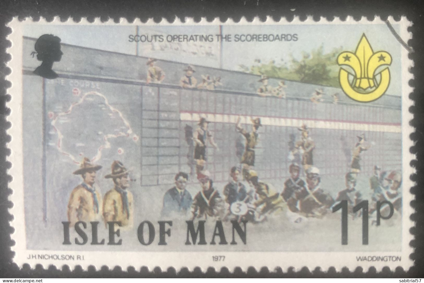 TT Isle Of Man / 1977 / Scoreboards - Used Stamps