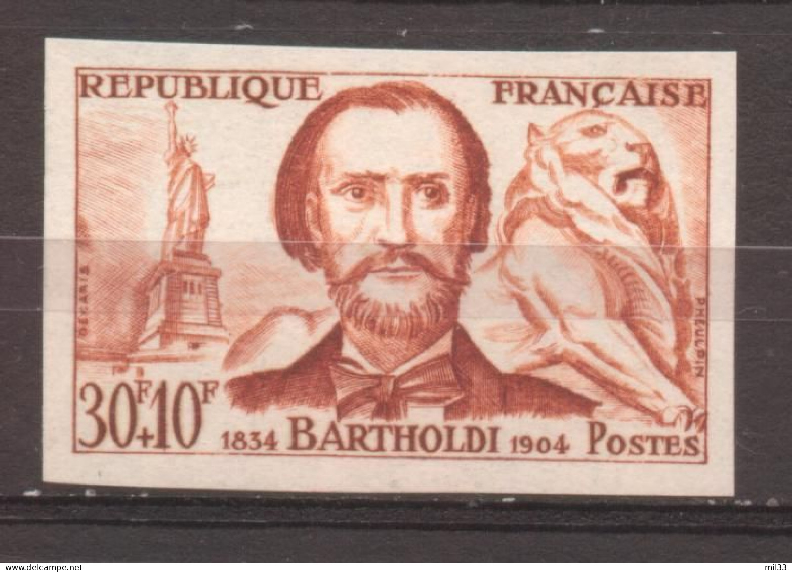 Bartholdi  YT 1212 De 1959 Trace De Charnière - Non Classés