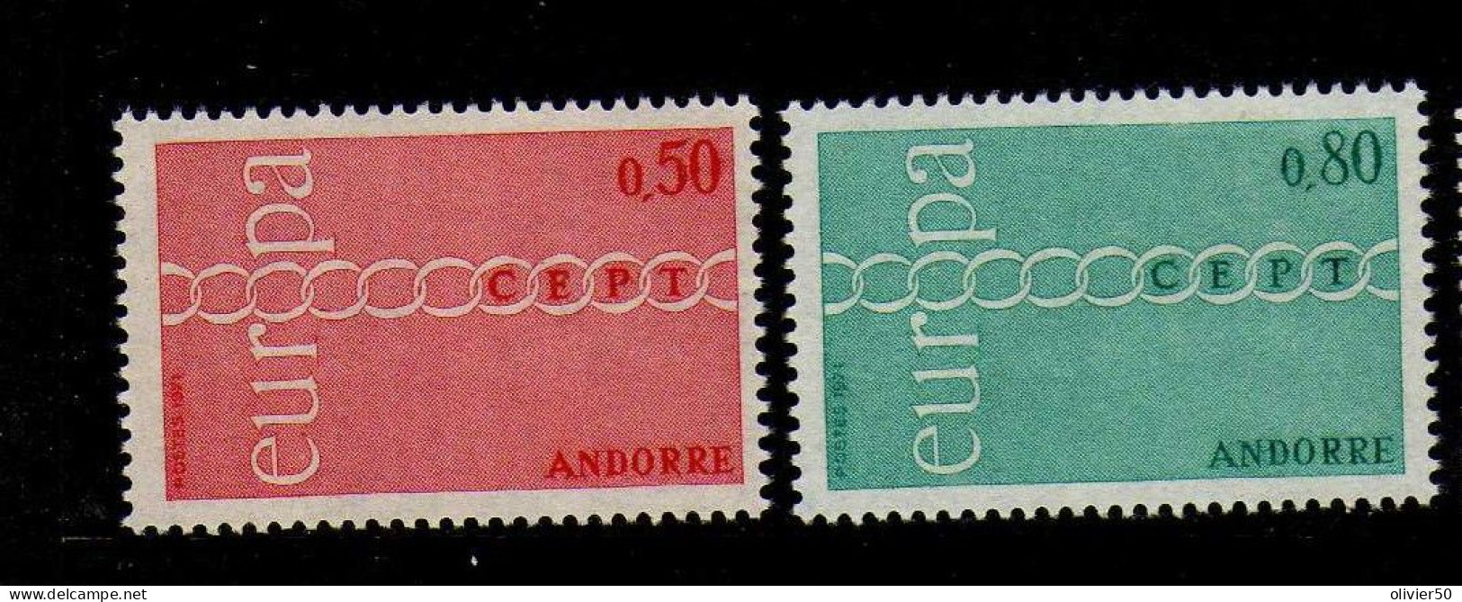 Andorre Francaise -  1971 - Europa  -Neufs** - MNH  - - Neufs