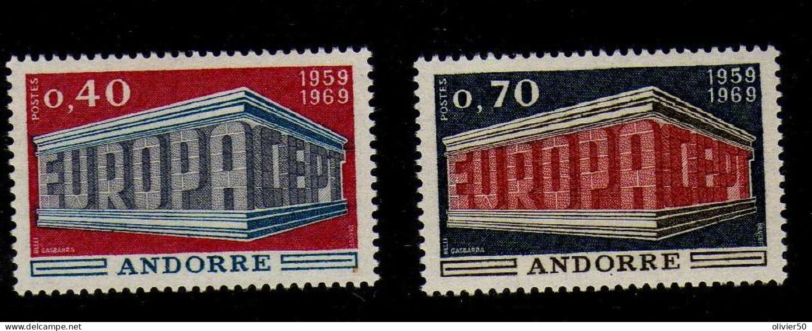Andorre Francaise -  1969 - Europa  -Neufs** - MNH  - - Unused Stamps